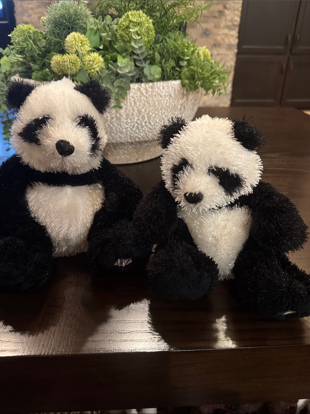 Plush Panda Stuffed Animal Toy - Black & White Cuddly Panda